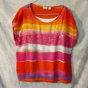 Cato women sheer blouse